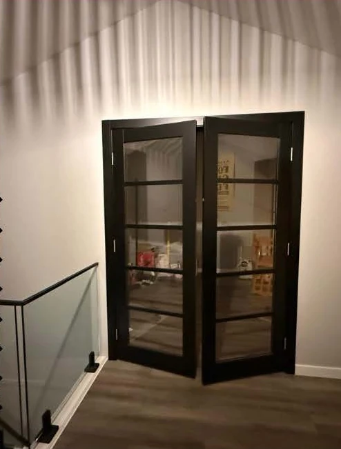 Completed interior opening and finish carpentry